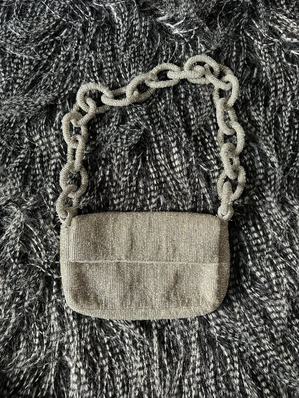 Anthropologie Fiona Beaded Bag Chain Edition